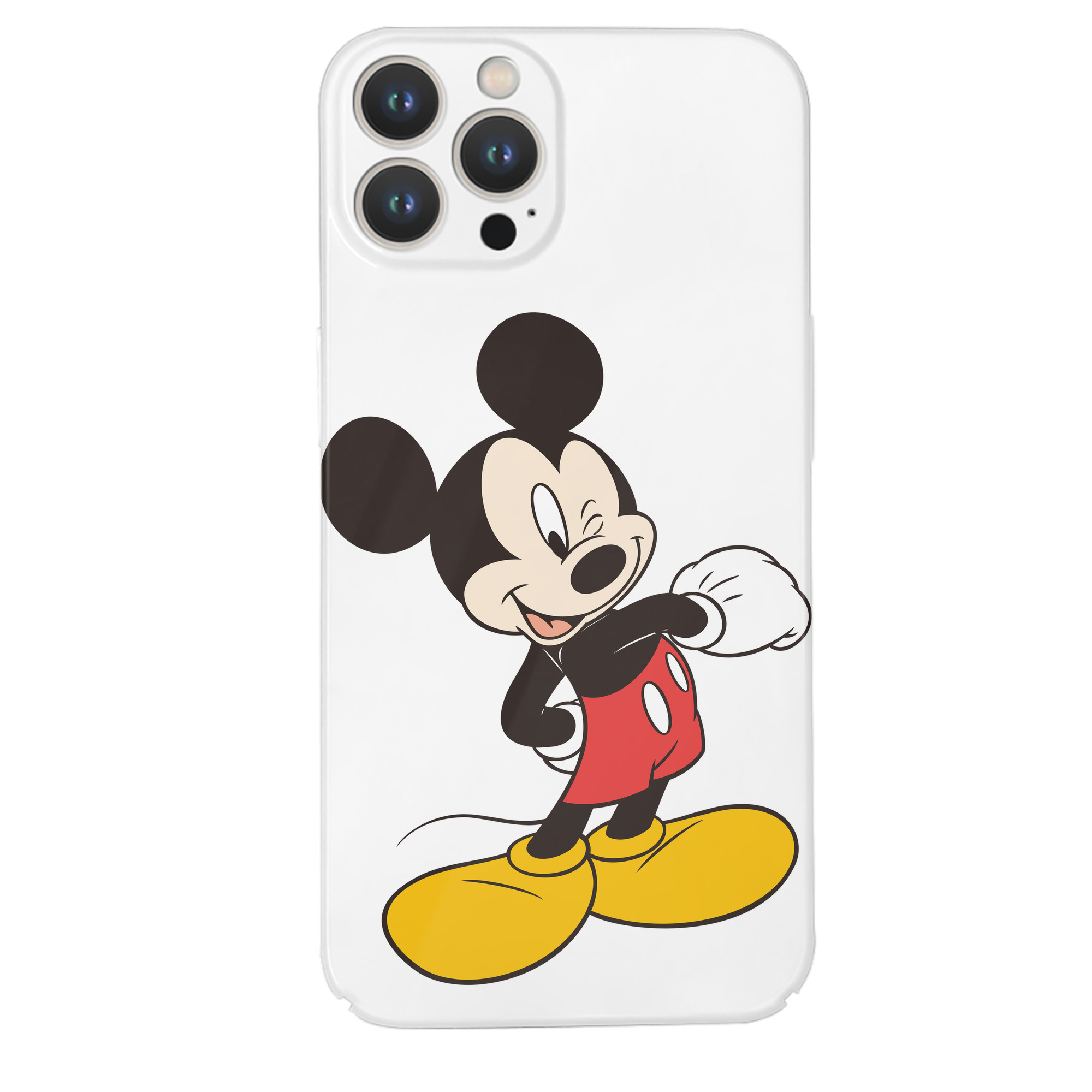 （画像用） ミッキーマウス Mickey Mouse 【iPhone 14シリーズ対応】ハードケース